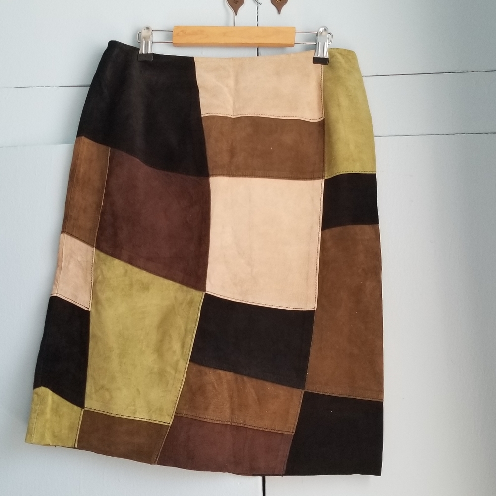 NWT - Alfani Leather Skirt - size 8